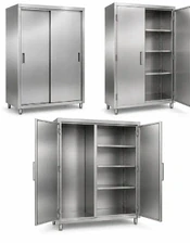 Stainless Steel Cupboards