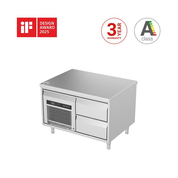 Novameta žemas šaldymo stalas FP0-E125, 940 × 700 × 650 mm
