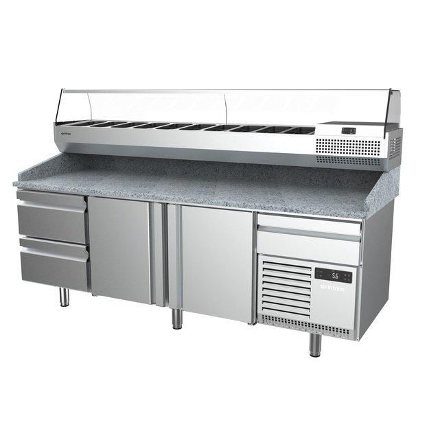 INFRICO MP 2300 CN – picų ruošimo šaldymo stalas, 485 + 70 l