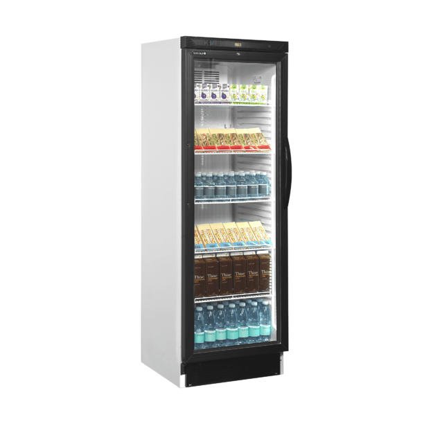 Bottle cooler with left-hand hinged door CEV425 1 LED L/H