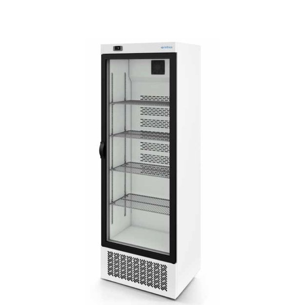 Single-door display refrigerator INFRICO ERC36B – 355 l