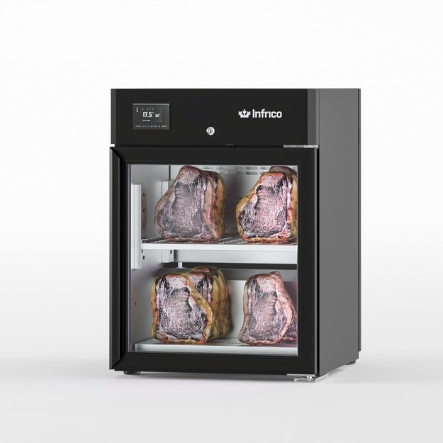 INFRICO AC140MDAB – sauso mėsos brandinimo šaldytuvas, 141 l