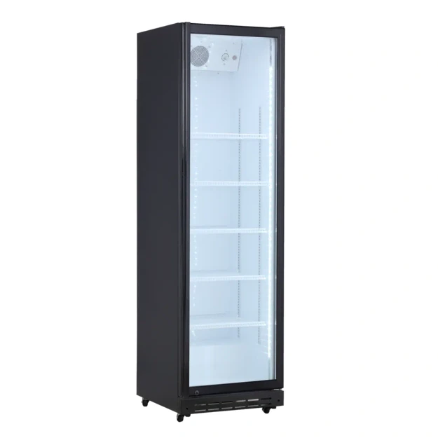 Vitrininis šaldytuvas SCANDOMESTIC DC430BWD