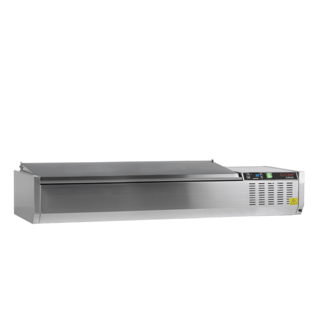 Countertop refrigerated ingredient display GN1/4 GVC33-140 S/S