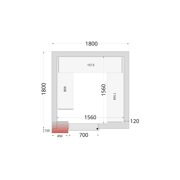  Shelf Rack System Kit