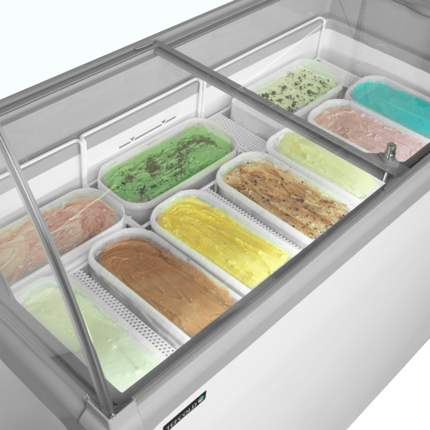 Static scoop ice cream freezer NIC402SC-SO