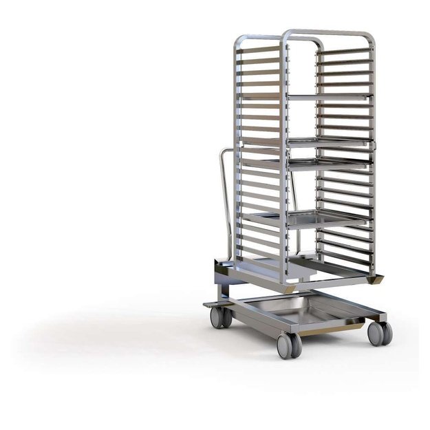 INFRICO ABT201C blast chiller/freezer – 1 GN 1/1 trolley, 110/60 kg
