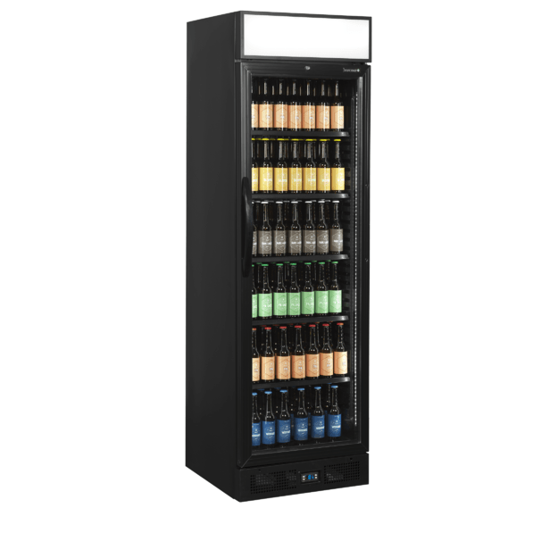 Energiją taupantis butelių aušintuvas CEV435CP BLACK
