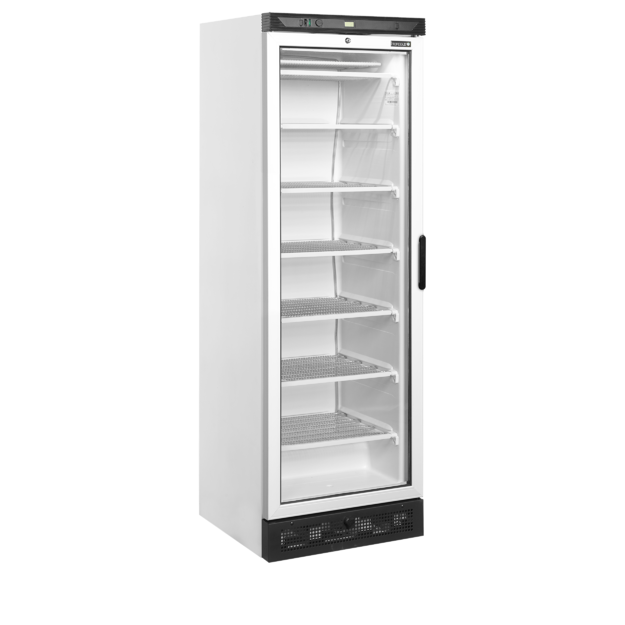 Display freezer with a heated glass door  UFFS371G L/H