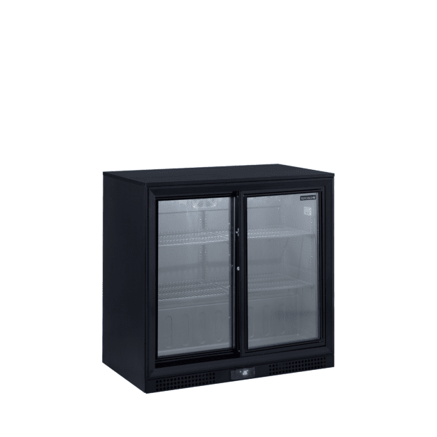 Backbar with sliding doors DB202S