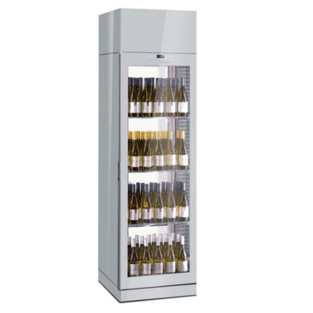 INFRICO VITRA LO65 – vyno ekspozicinė vitrina, 650 mm, 4 stiklinimo variantai