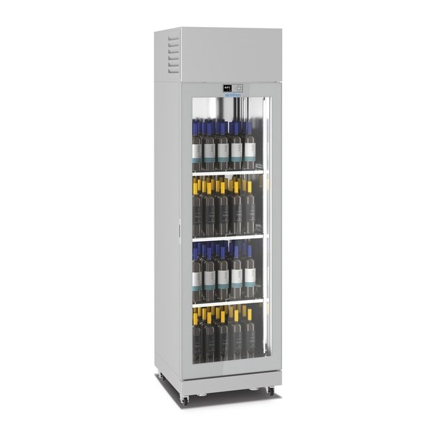 INFRICO VITRA LO65 – vyno ekspozicinė vitrina, 650 mm, 4 stiklinimo variantai