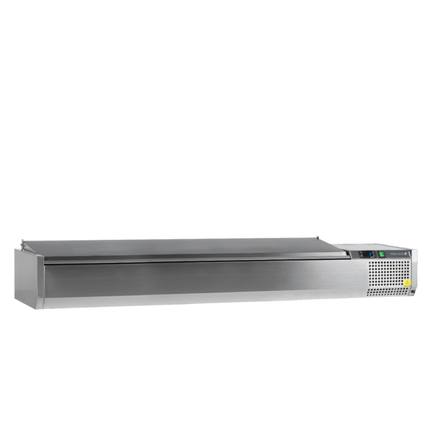 TOP CHILLING DISPLAY GN1/3 STAINLESS STEEL LID - 9 X GN1/3 - without trays VK38-200 S/S LID