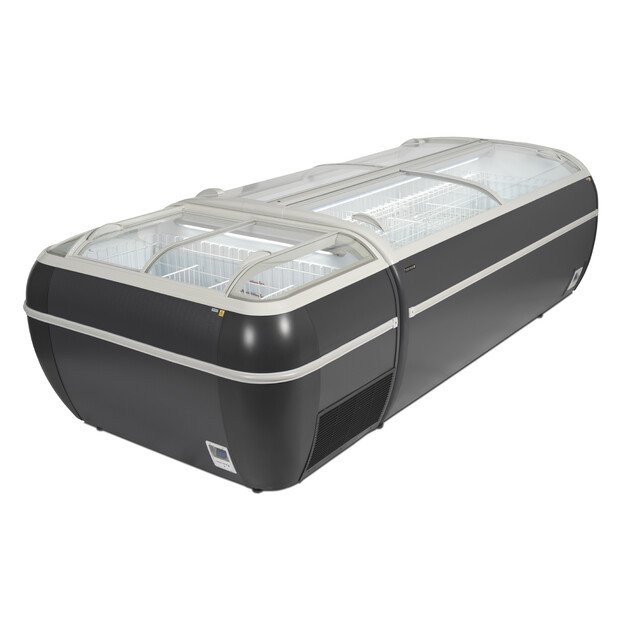 Supermarket freezer in need of less floorspace TWIN HEAD A-CF