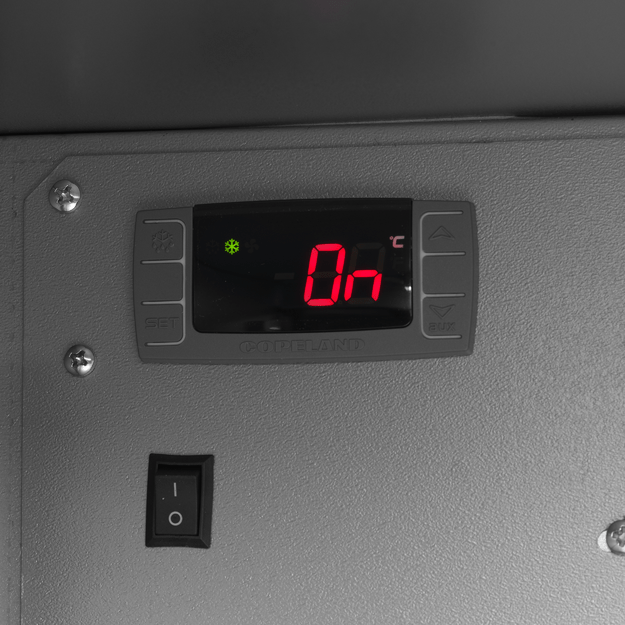 Spacious backbar cooler with right-hinged glass door SGD-120RGE  4