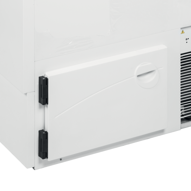 Scoop ice cream freezer with flat glass sneezeguard ISETTA 7ST 3