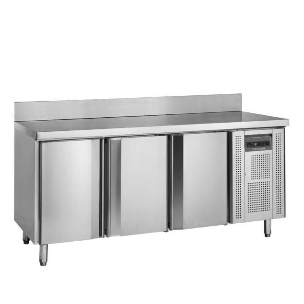 Refrigerated bakery table - 400x600 mm - 3 doors BK310SP