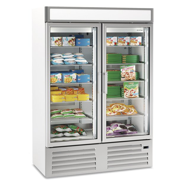 Double-door display freezer INFRICO NEC1002FV – 1000 l