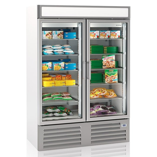 Double-door display freezer INFRICO NEC1002FV – 1000 l