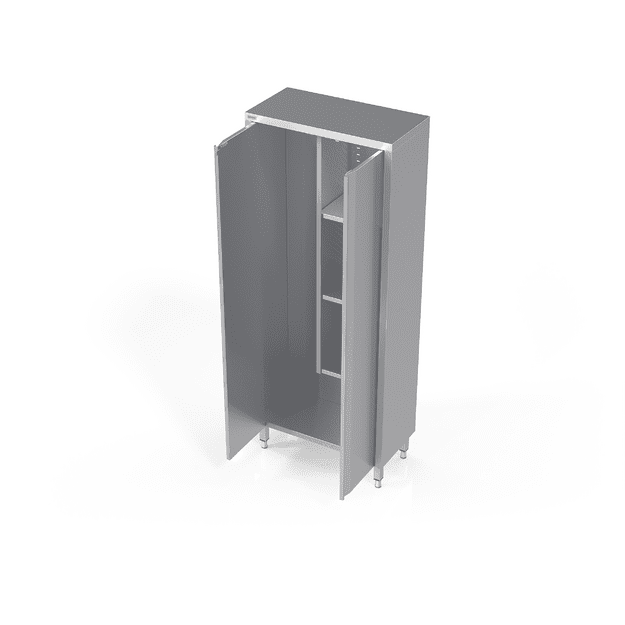 Novameta CCV4 cleaning-equipment cupboard, 800 × 400 × 1800 mm