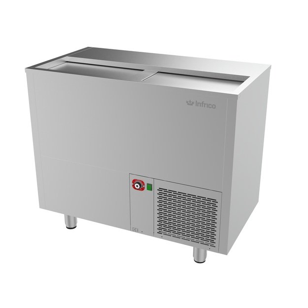 Pobarinis butelių šaldytuvas INFRICO IEB100 – 265 l, 865 mm