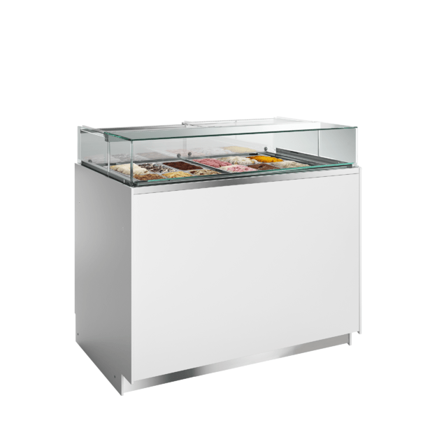 Dual temperature scoop ice cream freezer DELTA NEW 2