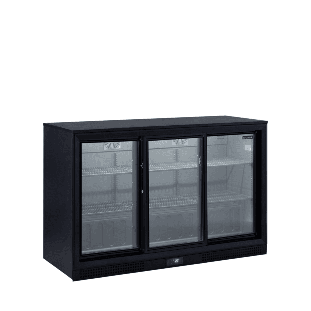 Backbar with sliding doors DB302S