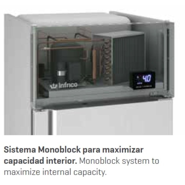 INFRICO AGB701 – šaldymo spinta, 560 l