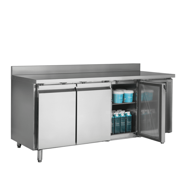 Stainless steel counter cooler with GN1/1 shelves CK7310X1SP