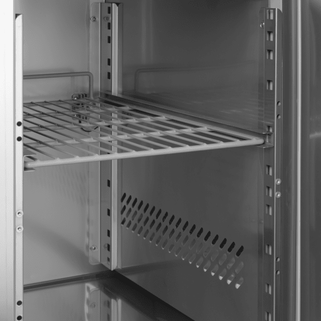 Stainless steel counter cooler with GN1/1 shelves CK7310X1SP