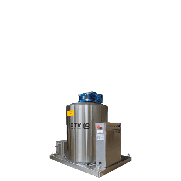 ITV SCALA 400 CO2 SPLIT - pramoninis 1,5-3 mm dribsnių ledo generatorius, 400 kg/24 h