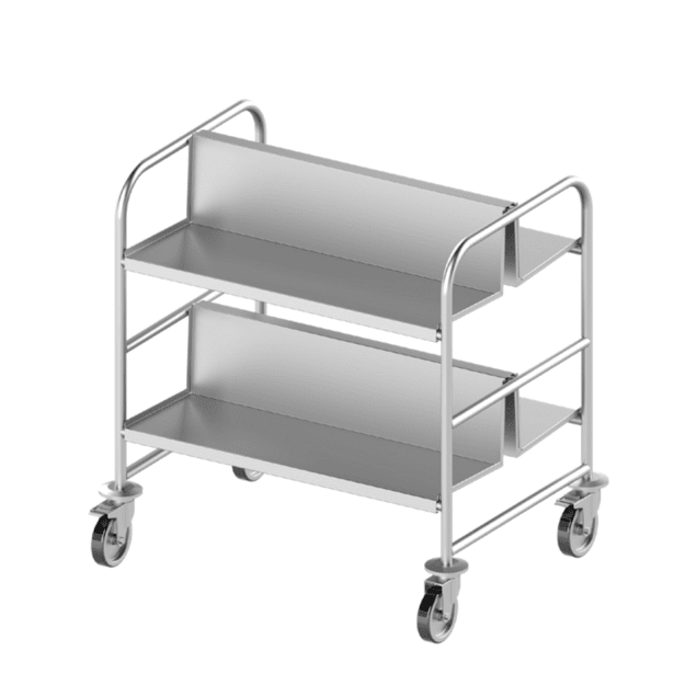 Novameta lėkščių transportavimo vežimėlis VTL2, 850 × 600 × 900 mm