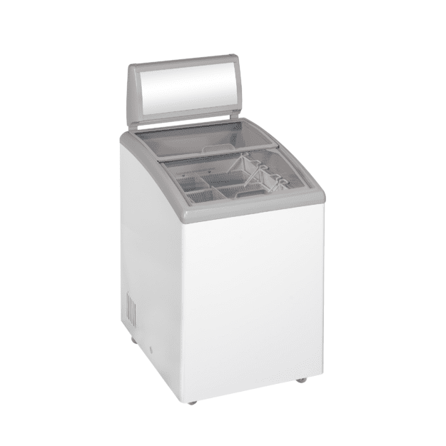 Chest freezer with illuminated canopy IDC152C-W1