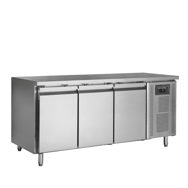 Stainless steel counter cooler with GN1/1 shelves CK7310X1