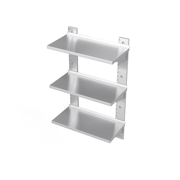 Novameta LSI3 adjustable wall shelf, 2490 × 500 × 999 mm