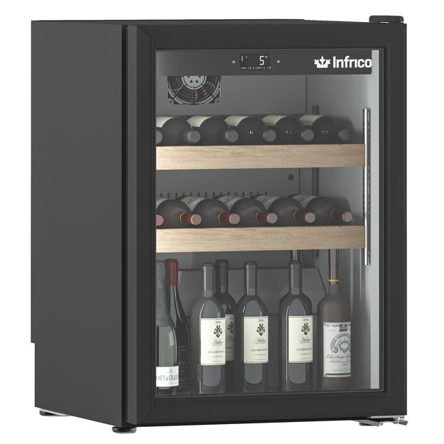 INFRICO EVV50B – vyno šaldytuvas, 50 butelių