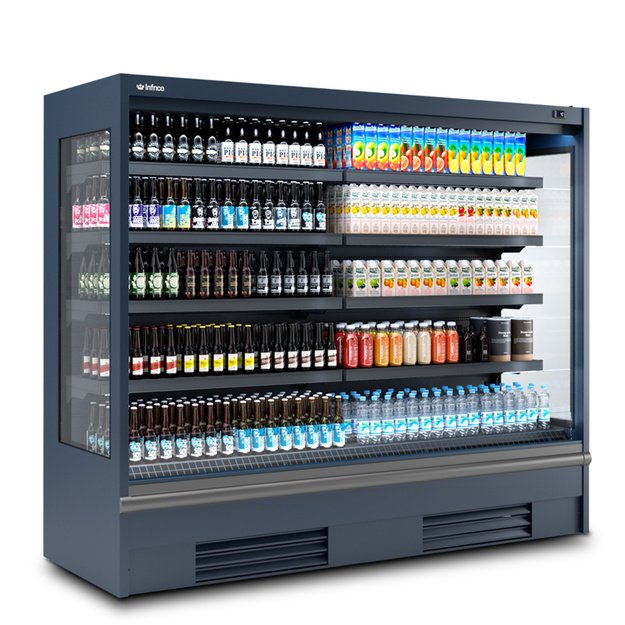 Open-front multideck refrigerator INFRICO Munich ML6 PC M1 – 705 × 885 × 2000 mm
