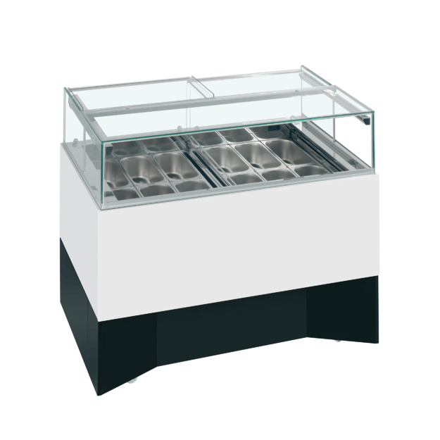 Dual temperature scoop ice cream freezer DELTA RV