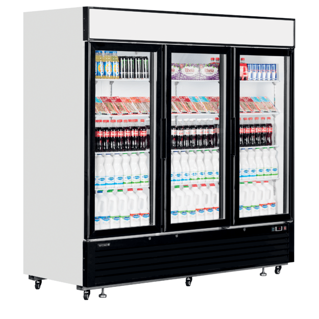 Elegant display cooler with canopy LGC7500 3