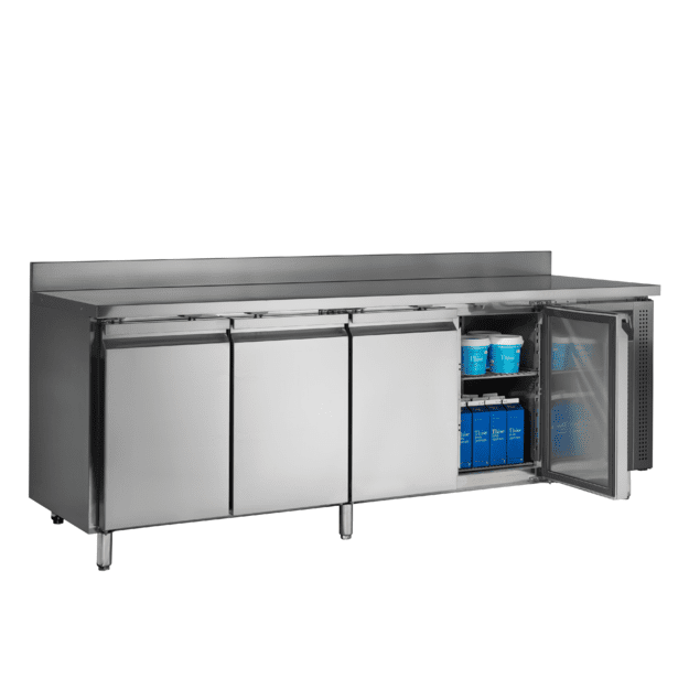 Stainless steel counter cooler with GN1/1 shelves CK7410X1SP