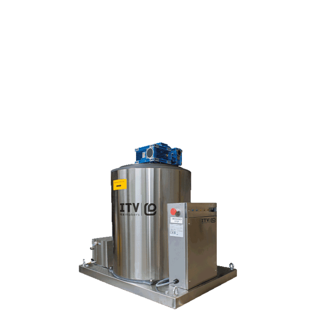 ITV SCALA 1000 CO2 SPLIT - pramoninis 1,5-3 mm dribsnių ledo generatorius, 1000 kg/24 h