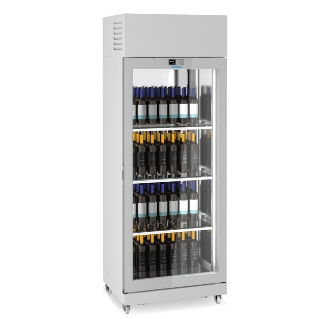 INFRICO VITRA LO85 – vyno ekspozicinė vitrina, 850 mm, 4 stiklinimo variantai