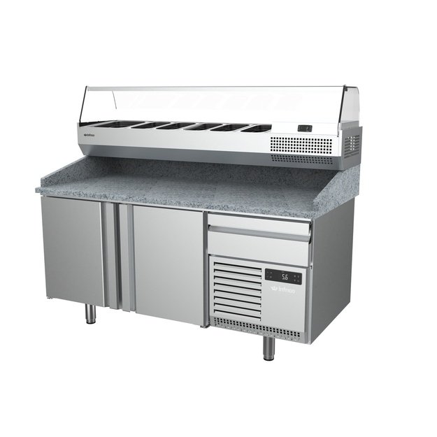 INFRICO MP 1740 – picų ruošimo šaldymo stalas, 485 + 48 l