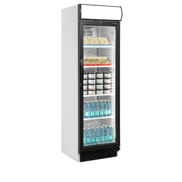 Best-selling bottle cooler with canopy CEV425CP 2 LED