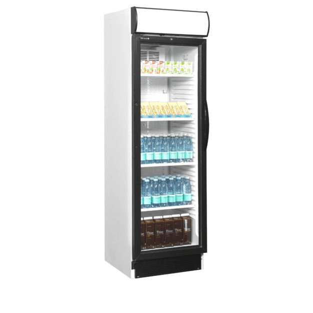 Bottle Cooler with left-hand hinged door CEV425CP 2 LED L/H