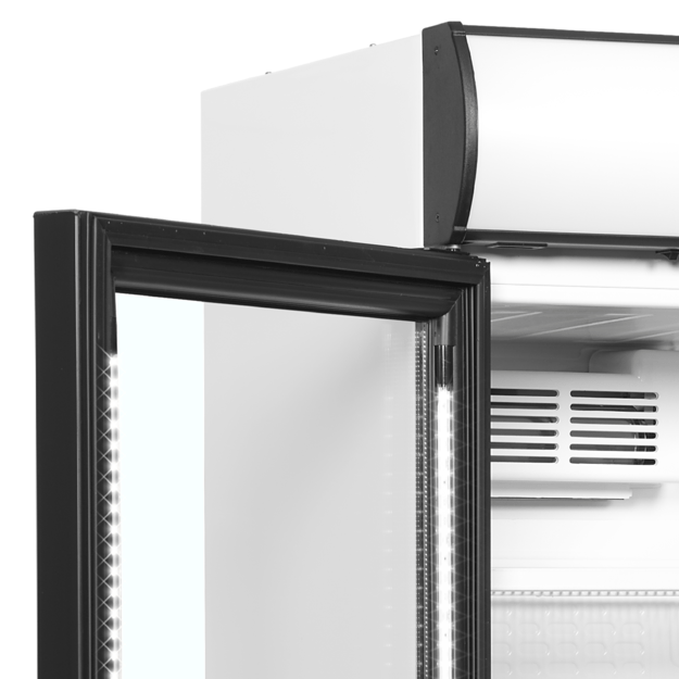 Bottle Cooler with left-hand hinged door CEV425CP 2 LED L/H