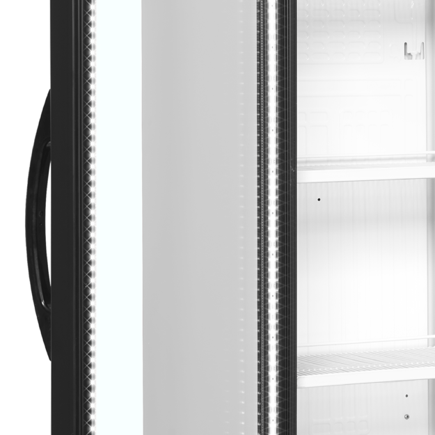 Bottle Cooler with left-hand hinged door CEV425CP 2 LED L/H