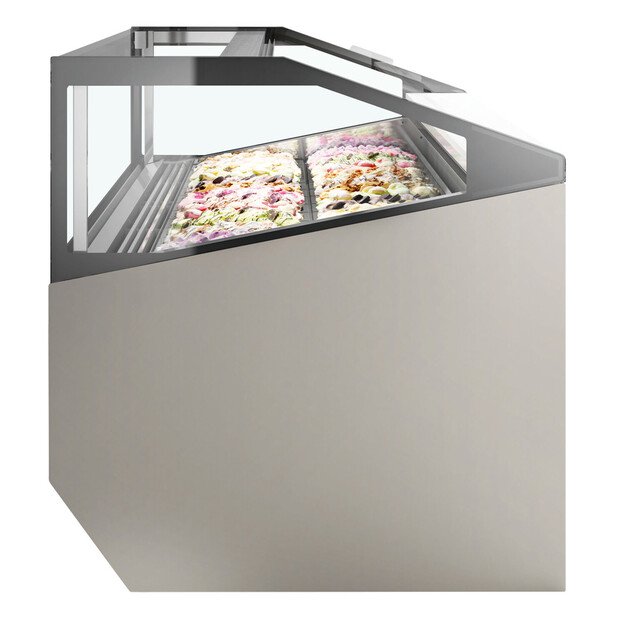 Premium scoop display with double airflow SUPER CAPRI 12