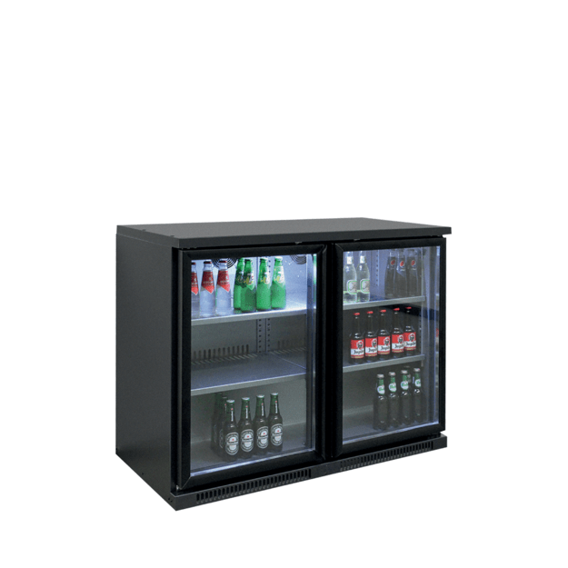 Spacious backbar cooler with glass doors SGD-240GE  1