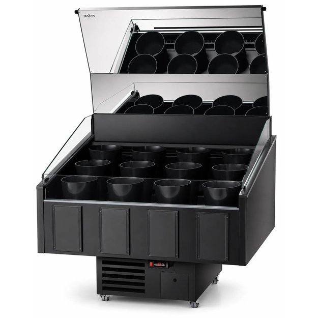 Talpus mobilus gėlių šaldymo prekystalis RAPA L-BK 145